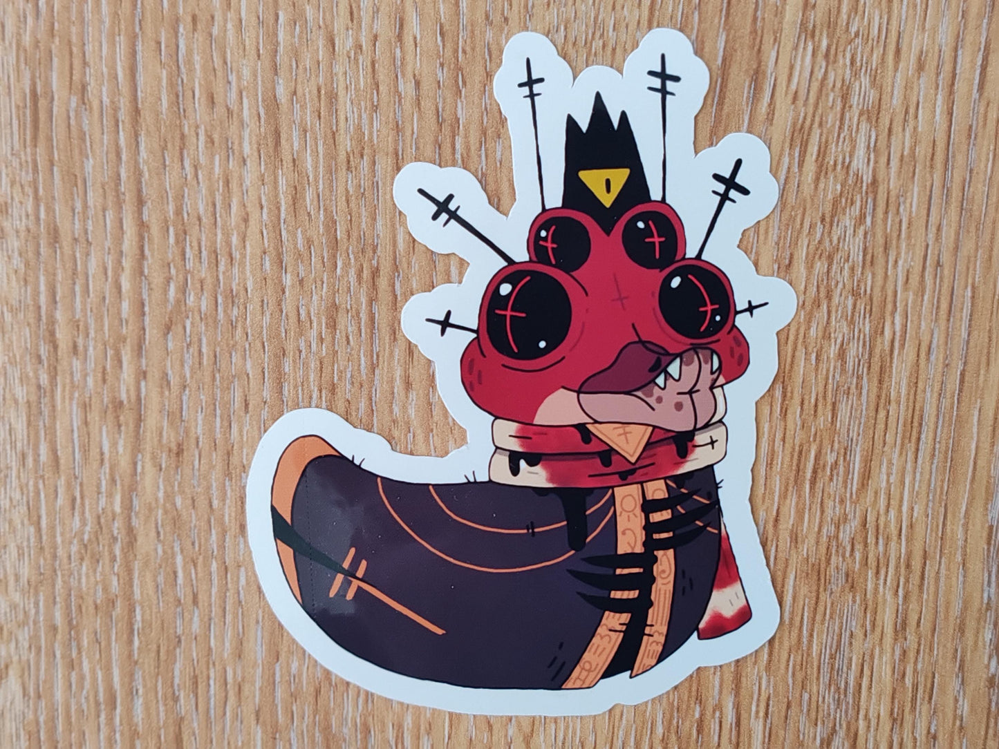 COTL Heket Lamb | Duck Sticker | Gamer Inspired | die cut stickers, hand drawn,