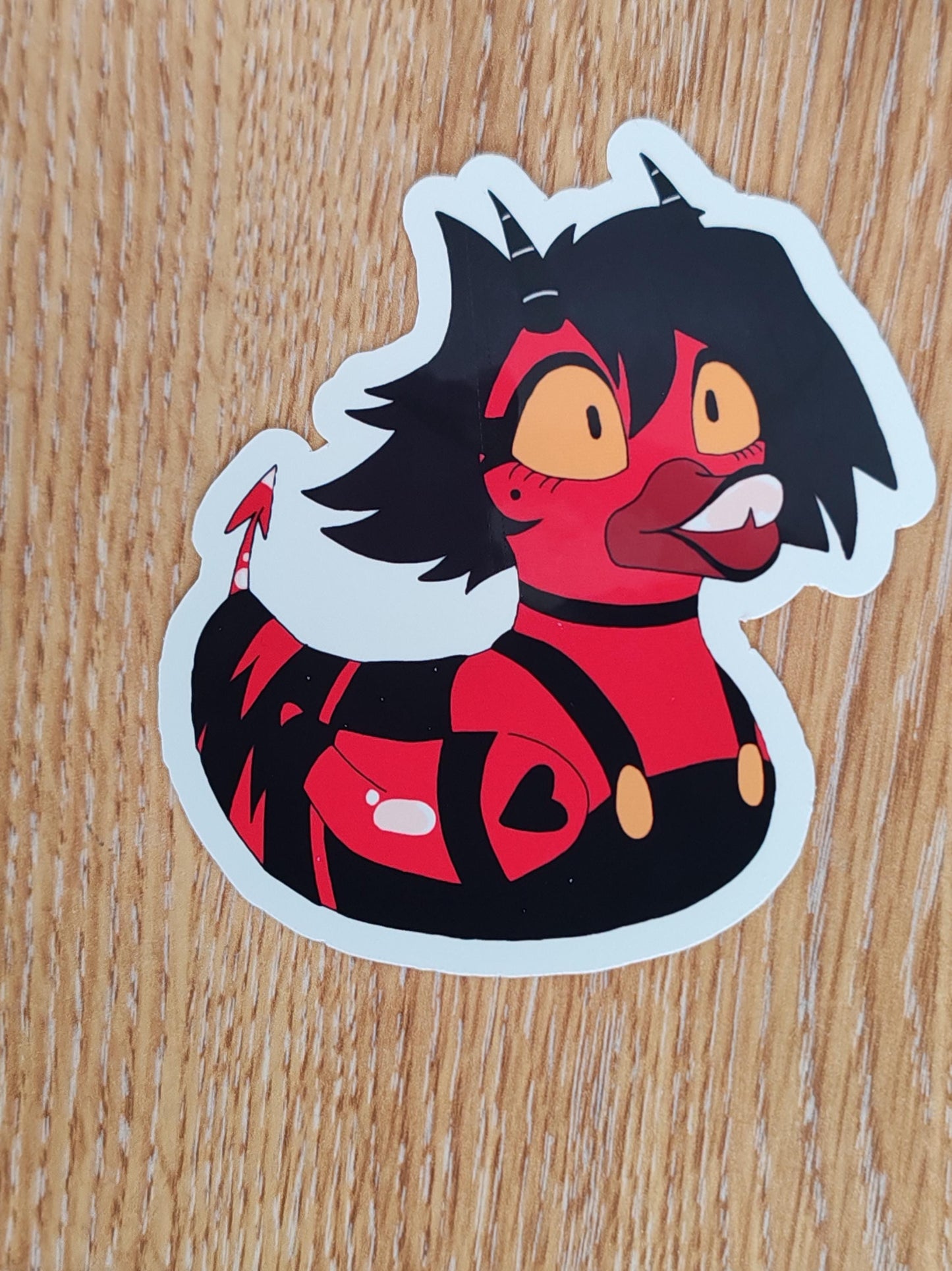 HB Millie Duck Sticker | Helluva Boss Inspired | die cut stickers, hand drawn,