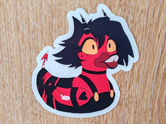 HB Millie Duck Sticker | Helluva Boss Inspired | die cut stickers, hand drawn,