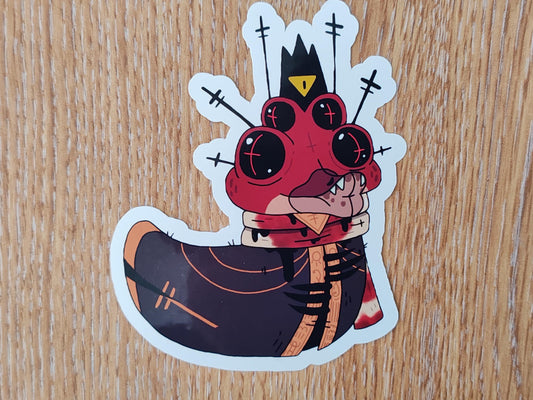 COTL Heket Lamb | Duck Sticker | Gamer Inspired | die cut stickers, hand drawn,
