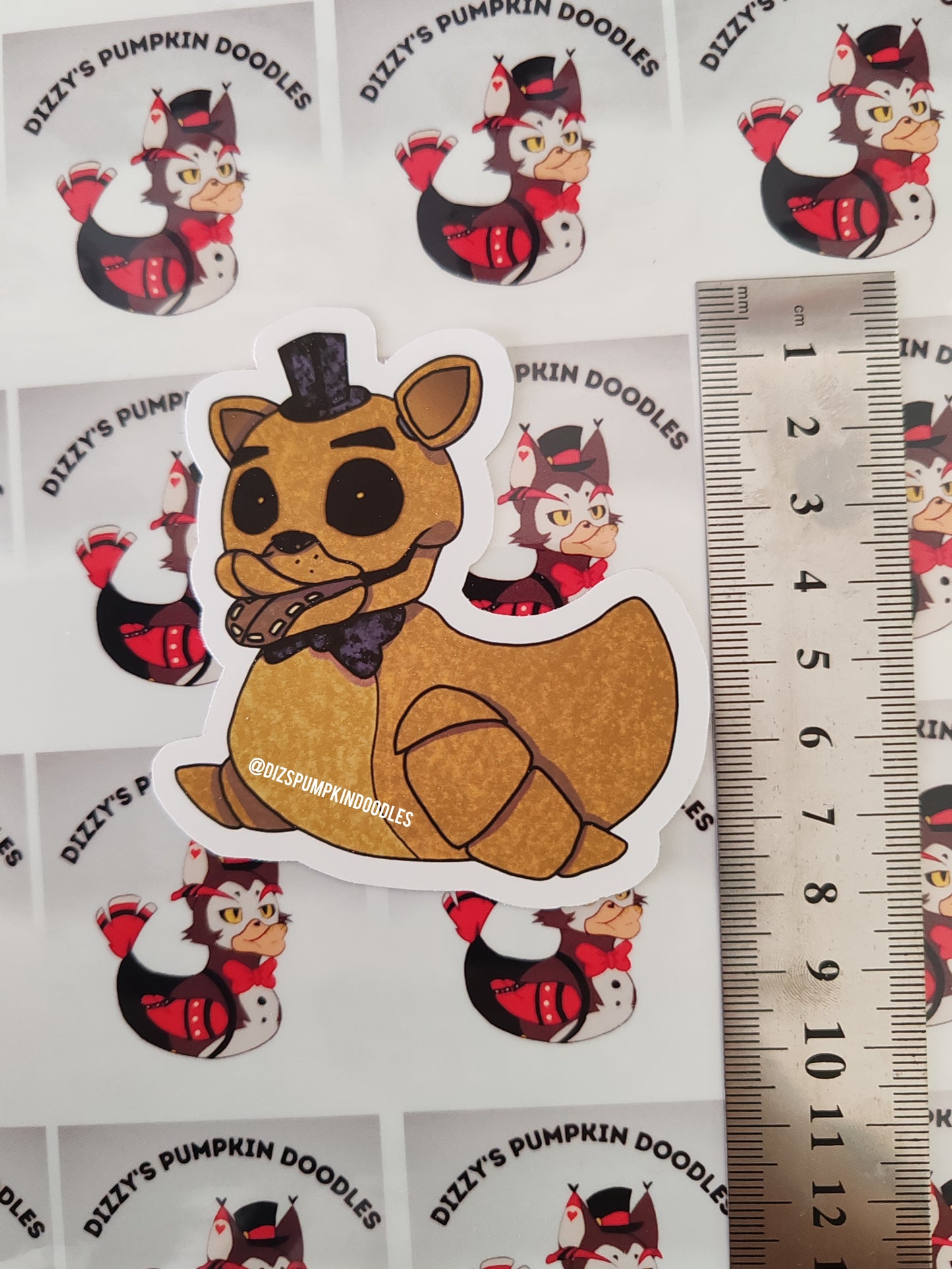 Fnaf| die cut sticker| Game | stickers, hand drawn,