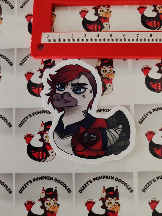 Arcane Vi | A lol inspired | die cut stickers, hand drawn