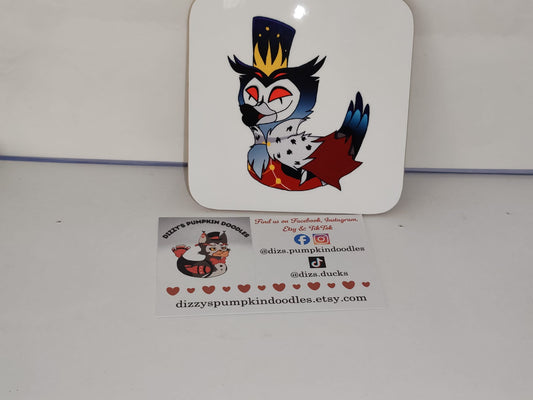 Helluva Stolas the Duck | TV | coaster, hand drawn,