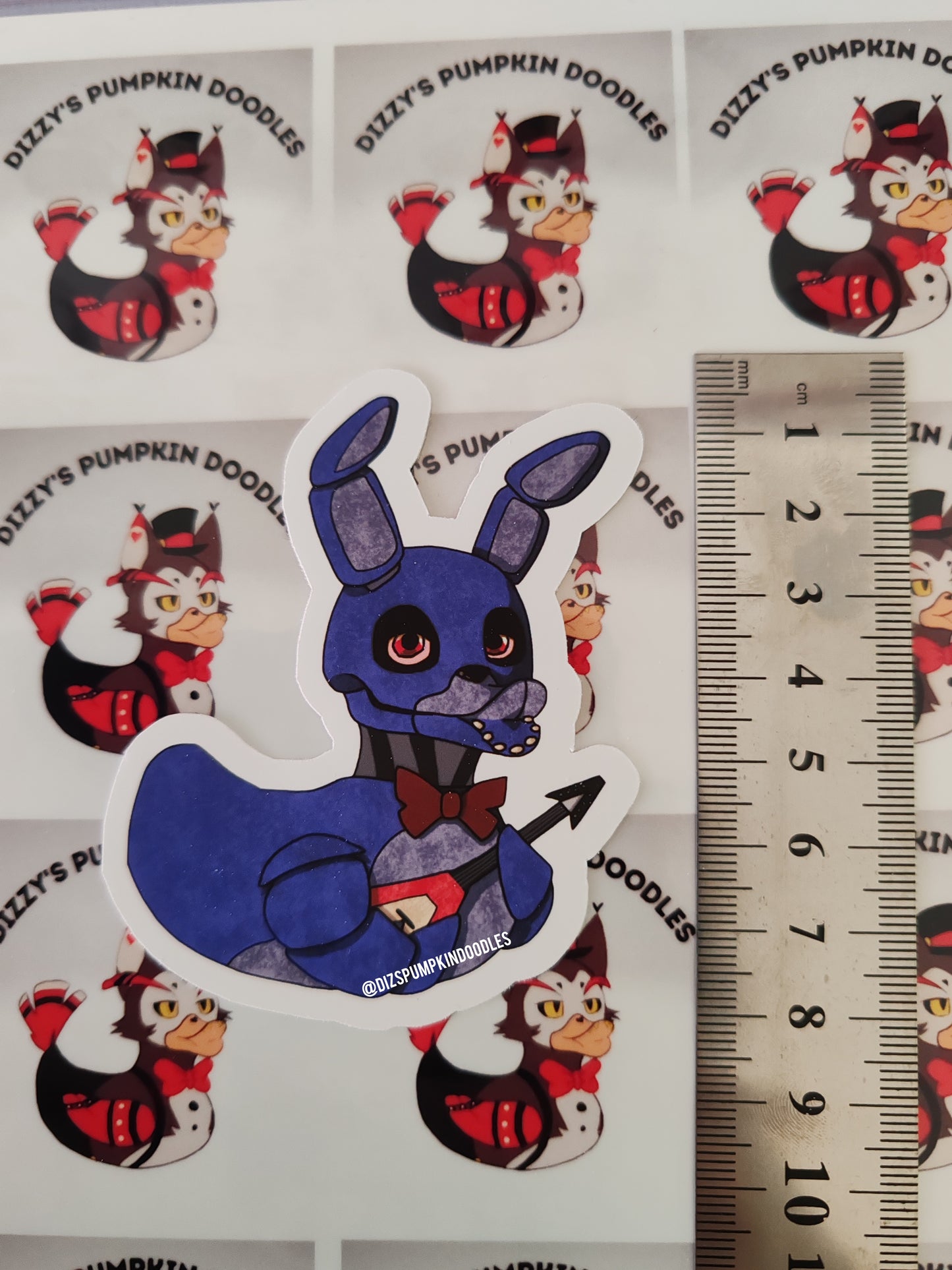 Fnaf| die cut sticker| Game | stickers, hand drawn,