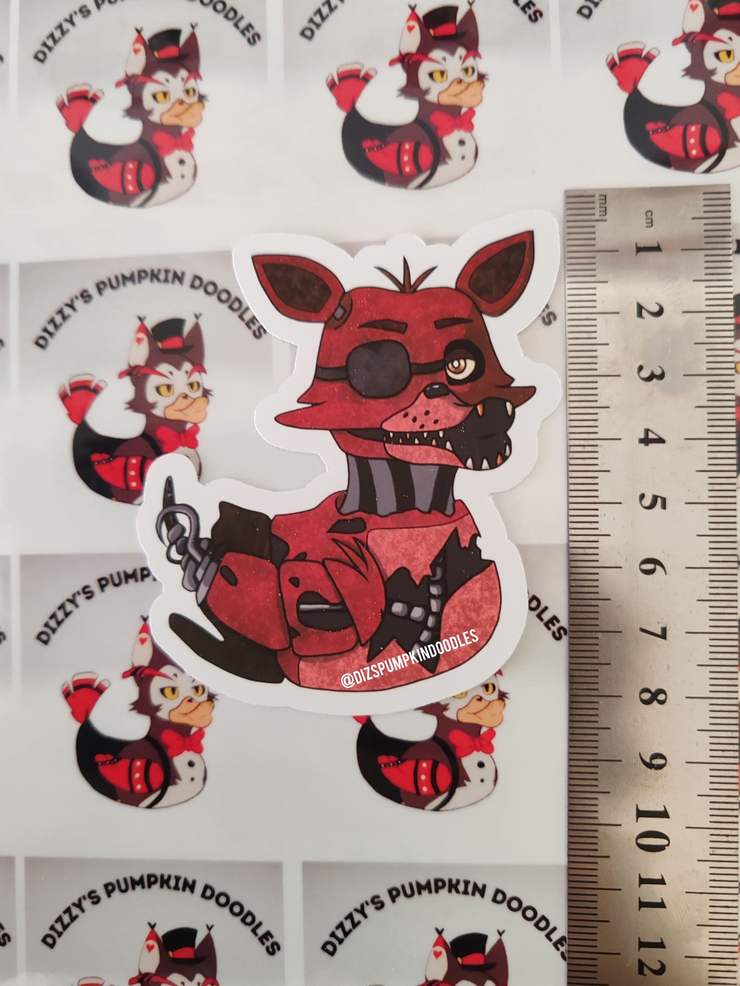 Fnaf| die cut sticker| Game | stickers, hand drawn,