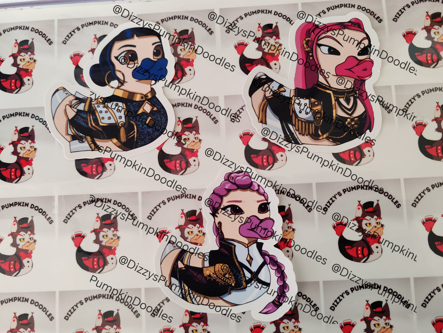 Kpop characters individually or in groups | Kpop inspired | die cut stickers, hand drawn