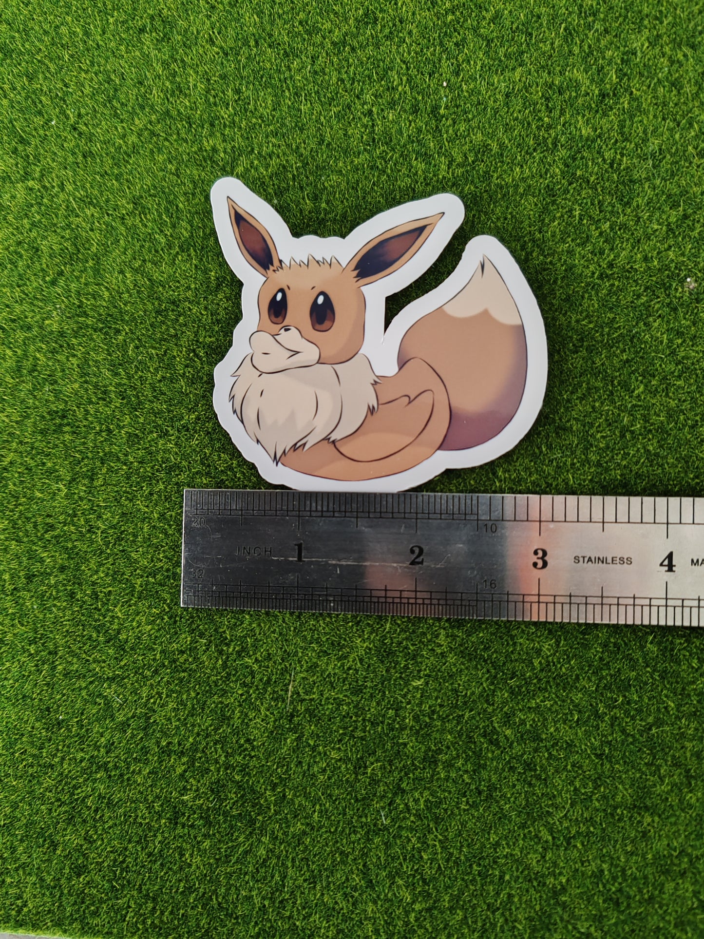 P Eevee Duck sticker | game inspired | die cut stickers, hand drawn,