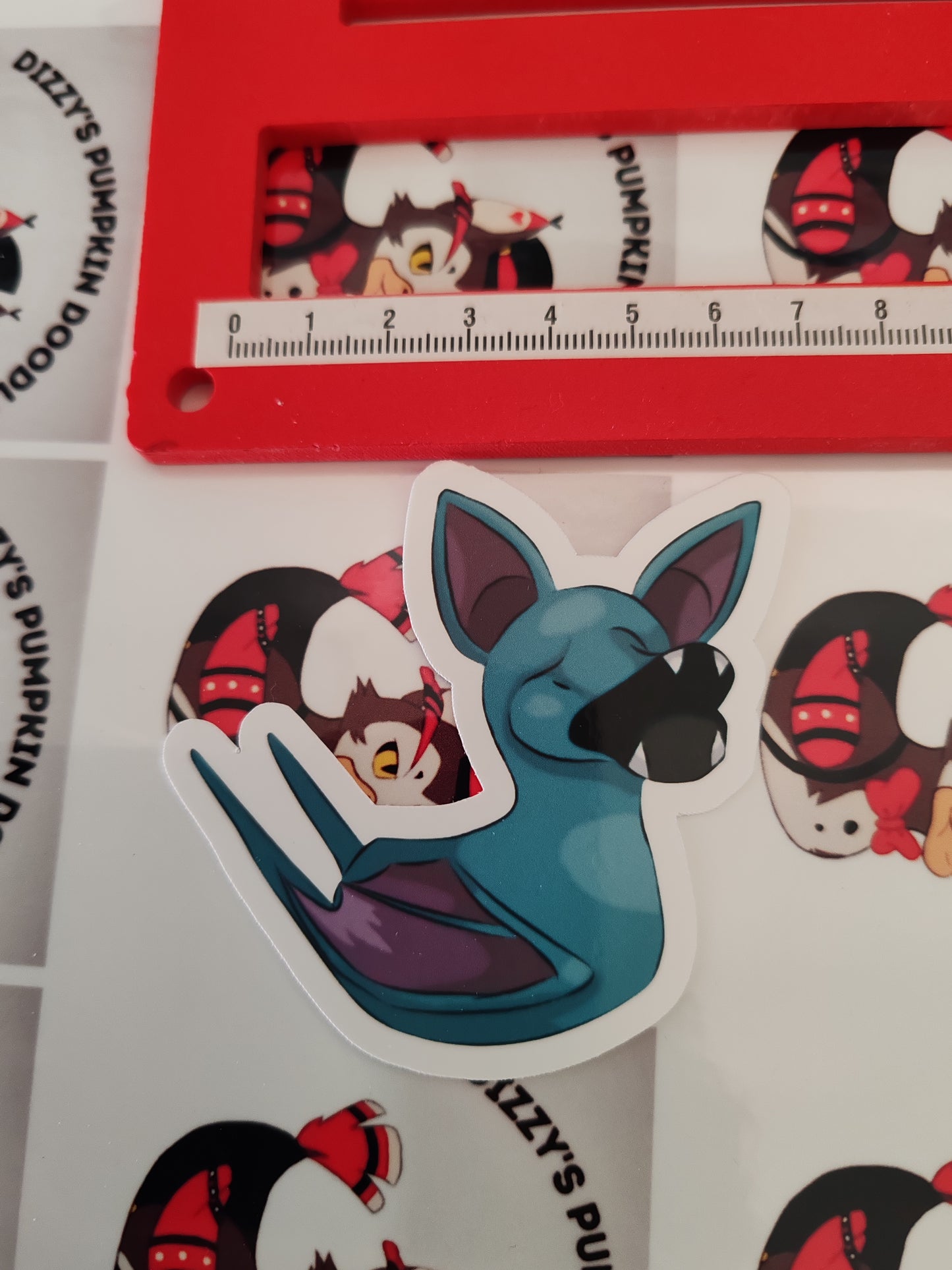 P Zubat Duck sticker | game inspired | die cut stickers, hand drawn,