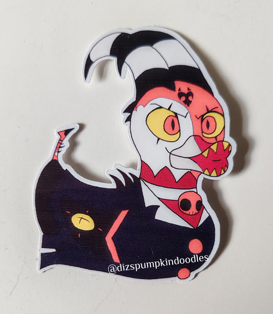 HB Blitzø Duck Sticker | Helluva Boss Inspired | die cut stickers, hand drawn,