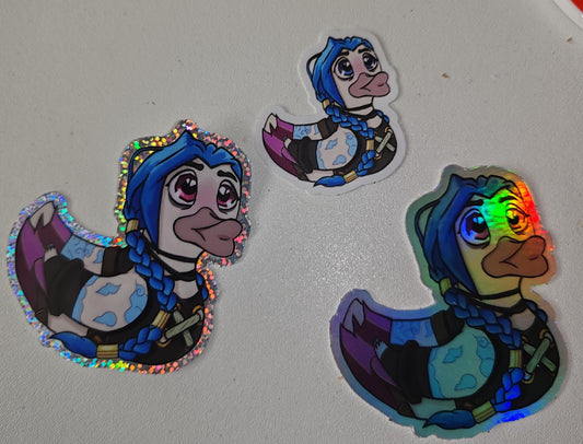 A lol Jinx | A lol inspired | die cut stickers, hand drawn