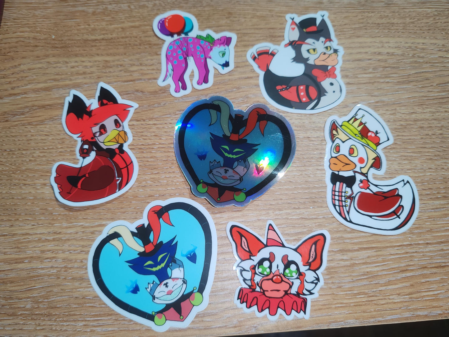 HH Lucifer Duck Sticker | Hazbin Hotel Inspired | die cut stickers, hand drawn,
