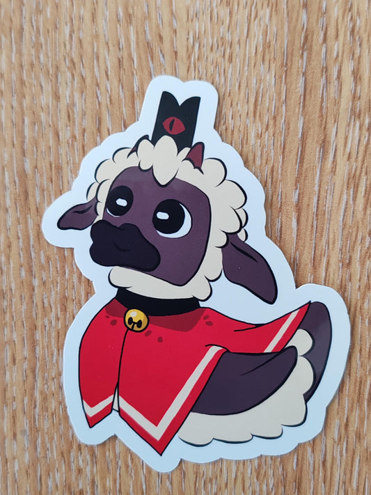 Lamb Duck Sticker | Gamer Inspired | die cut stickers, hand drawn,