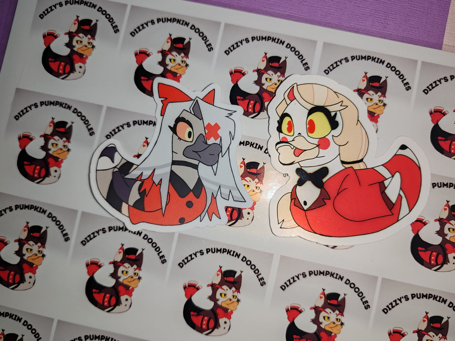 Haz Duck Stickers | die cut stickers, hand drawn,