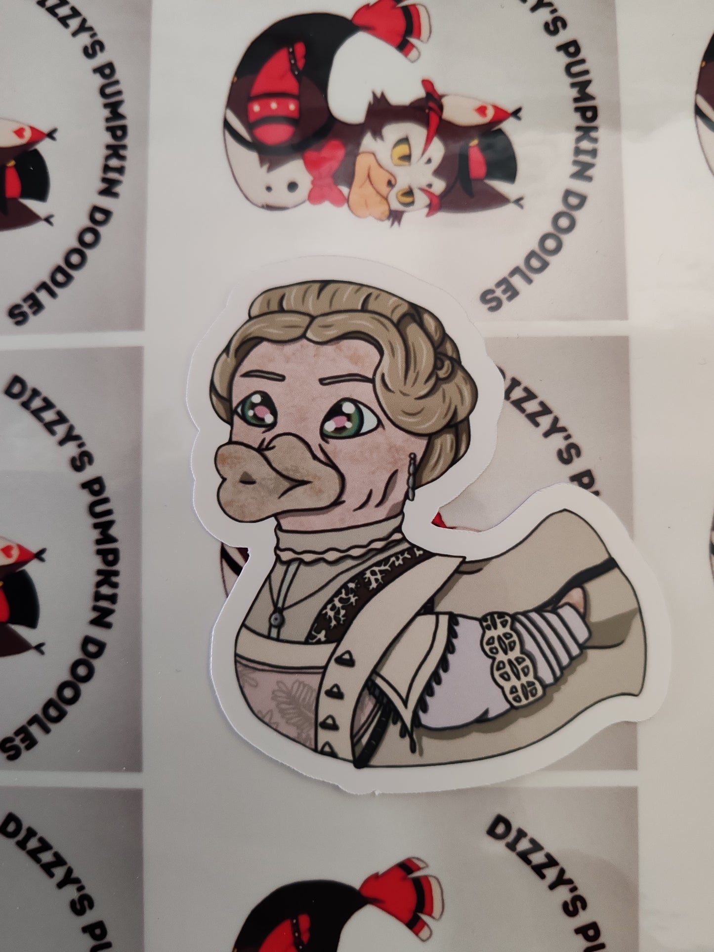 Ghost Ducks Sticker | Ghosts Inspired | die cut stickers, hand drawn,