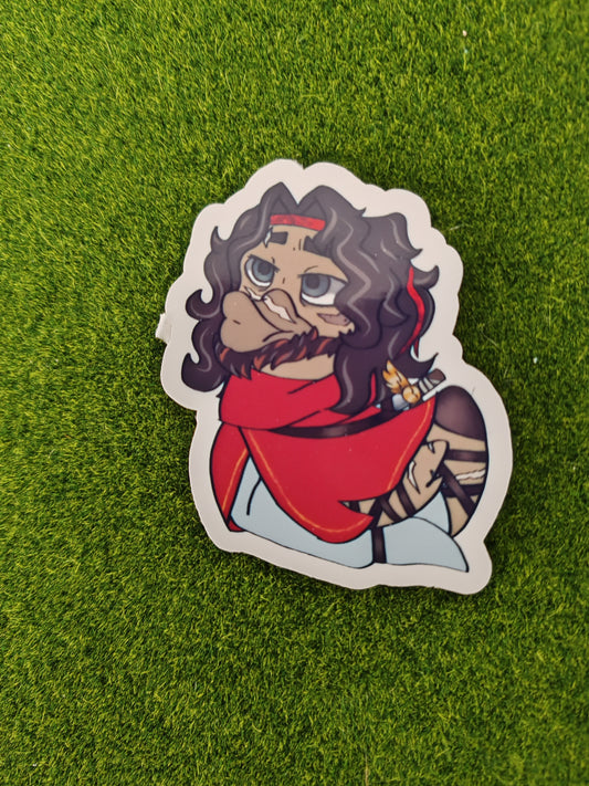 Greek Mythology Duck Sticker| die cut stickers, hand drawn,