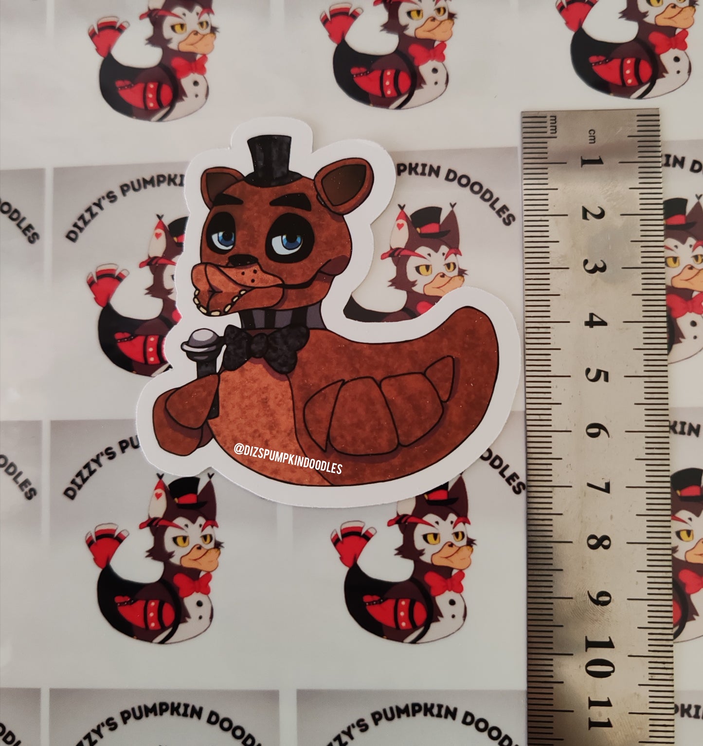Fnaf| die cut sticker| Game | stickers, hand drawn,