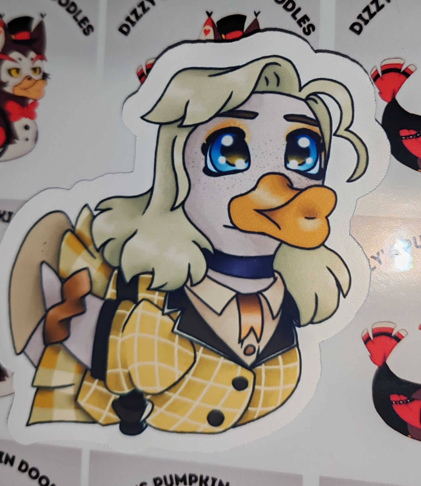 Heathers Duck Stickers | Musical Inspired | die cut stickers, hand drawn,