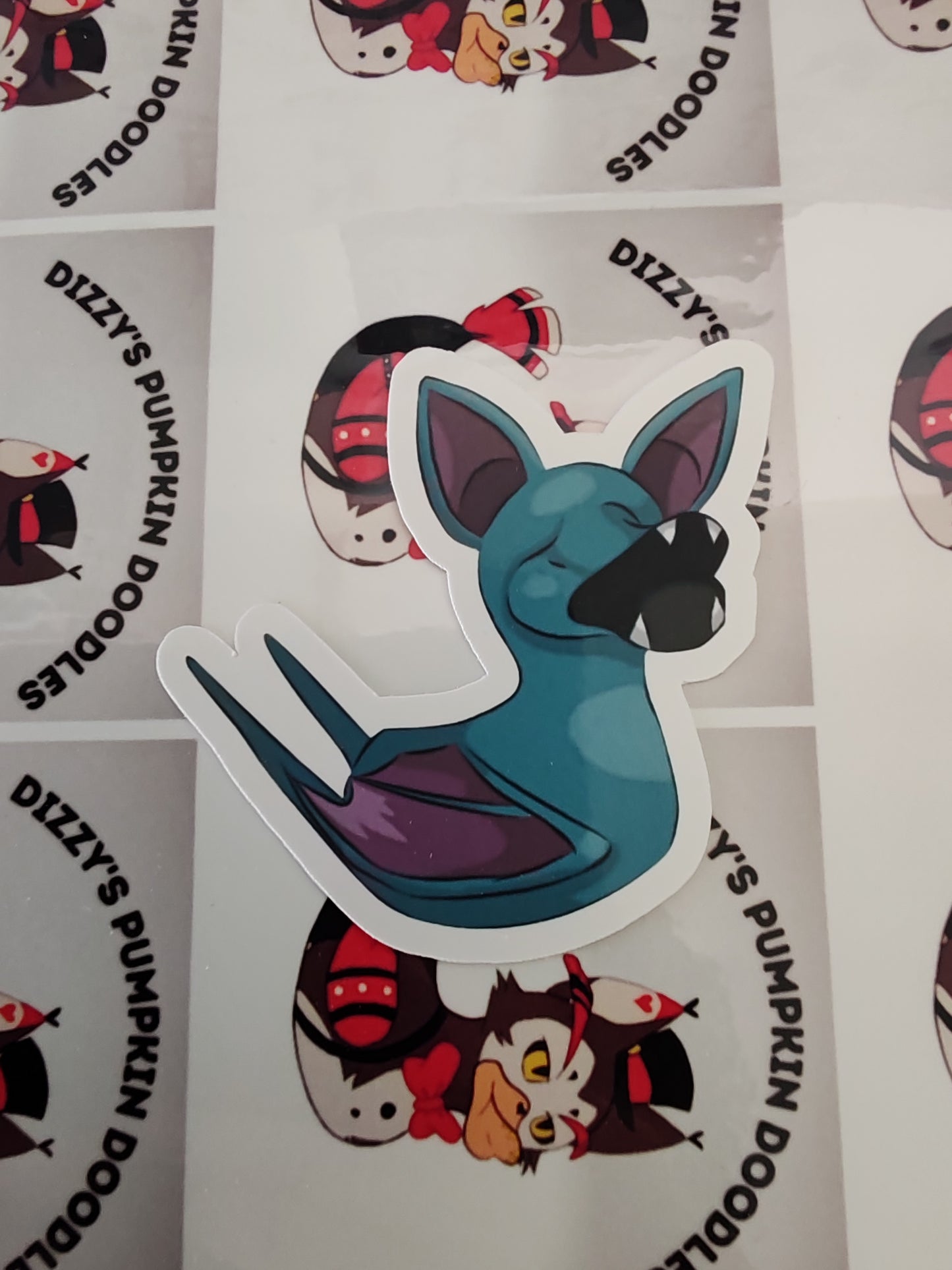 P Zubat Duck sticker | game inspired | die cut stickers, hand drawn,
