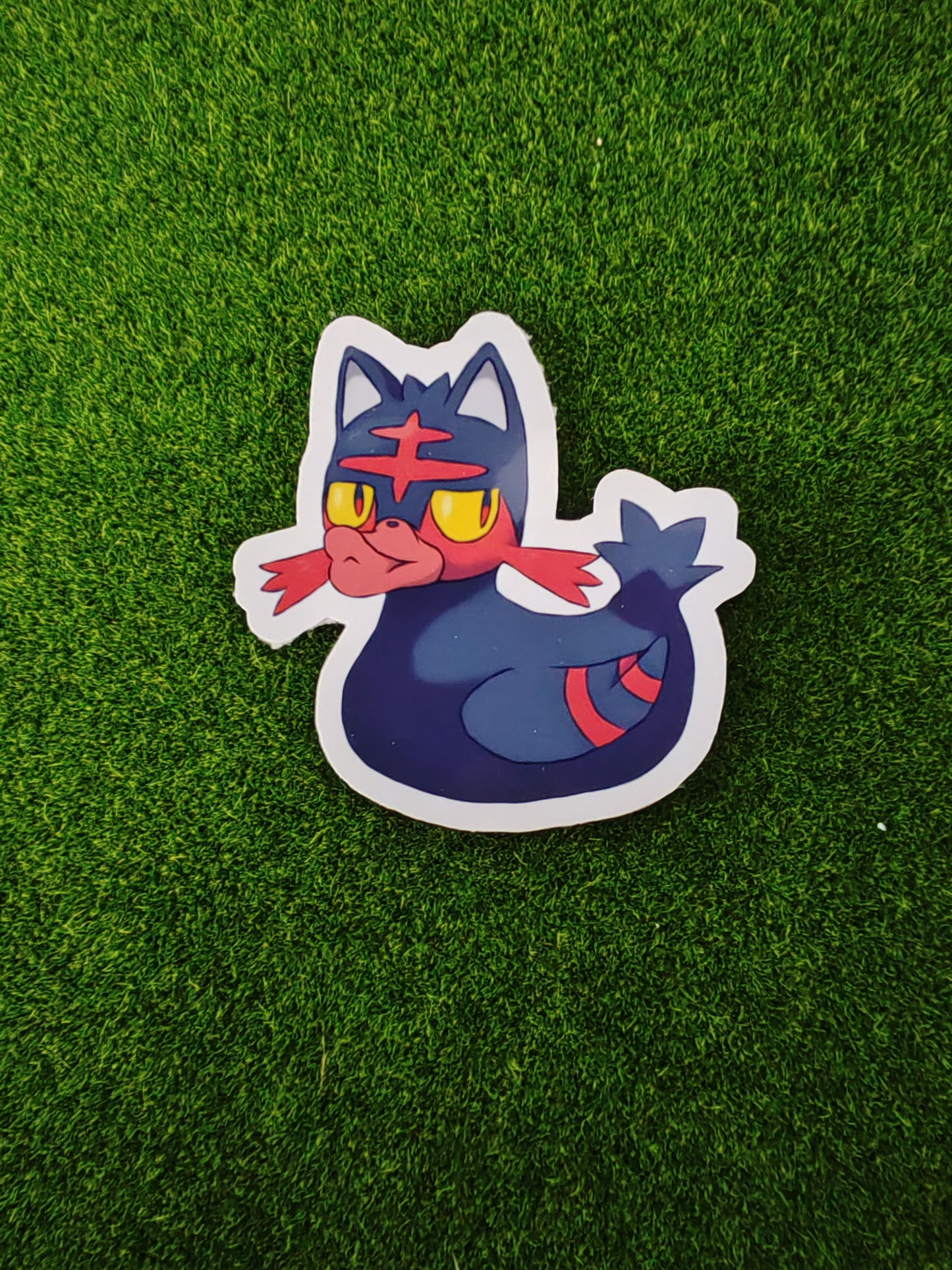 P Litten Duck sticker | game inspired | die cut stickers, hand drawn,