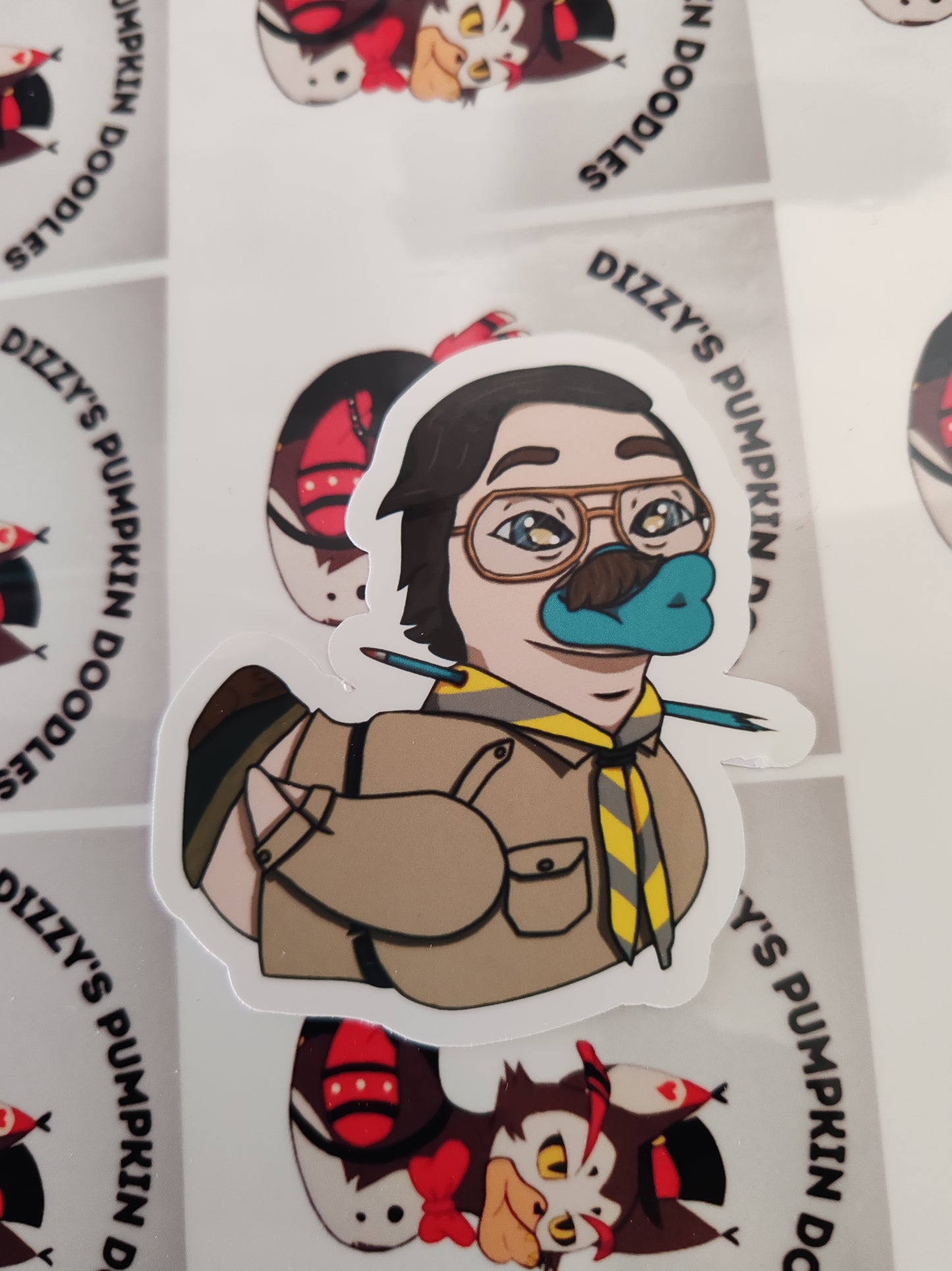 Ghost Ducks Sticker | Ghosts Inspired | die cut stickers, hand drawn,