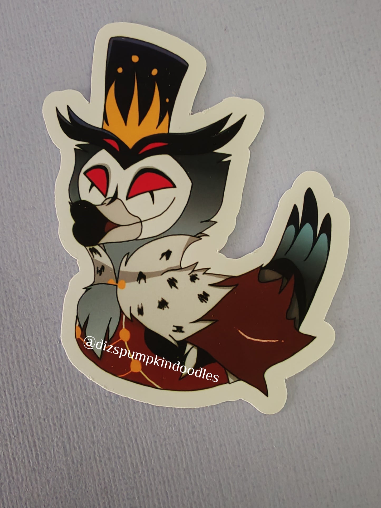 HB Stolas Duck Sticker | Helluva Boss Inspired | die cut stickers, hand drawn,