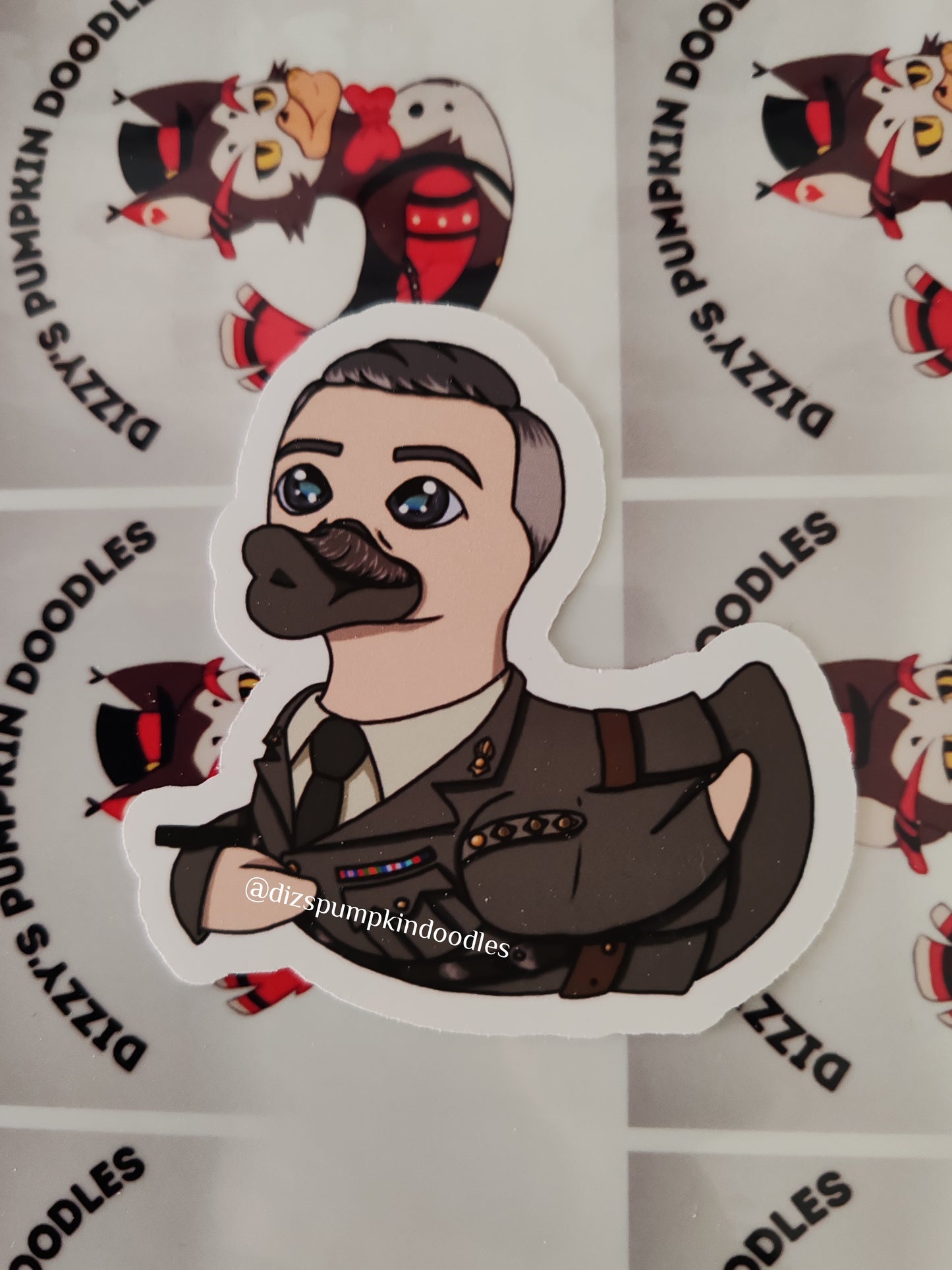 Ghost Ducks Sticker | Ghosts Inspired | die cut stickers, hand drawn,