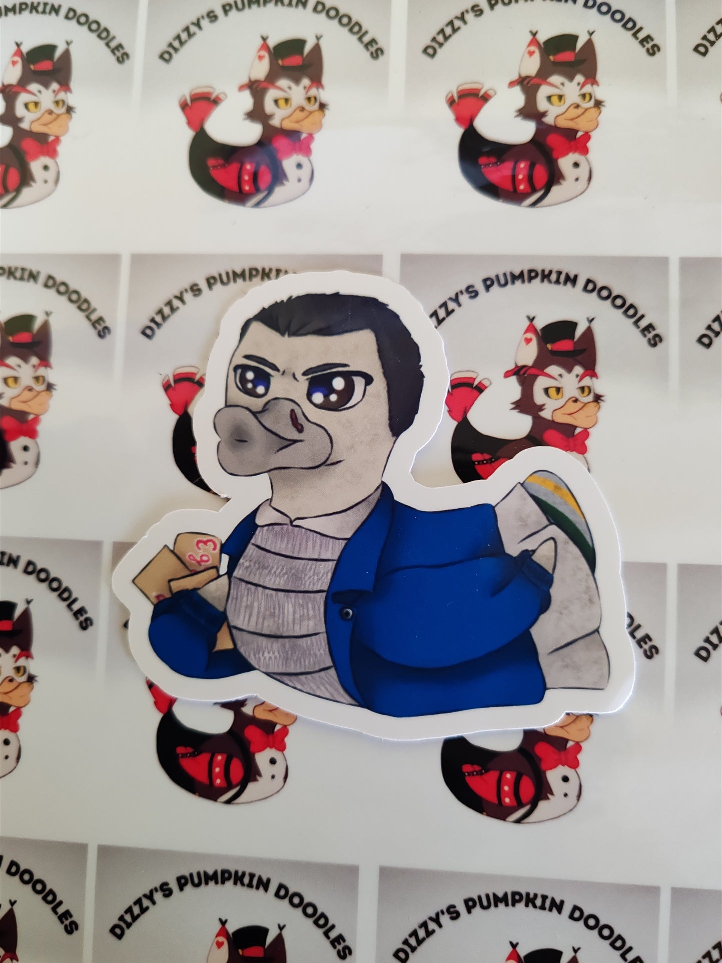 ST Duck Stickers| things that are stranger | die cut stickers, hand drawn,