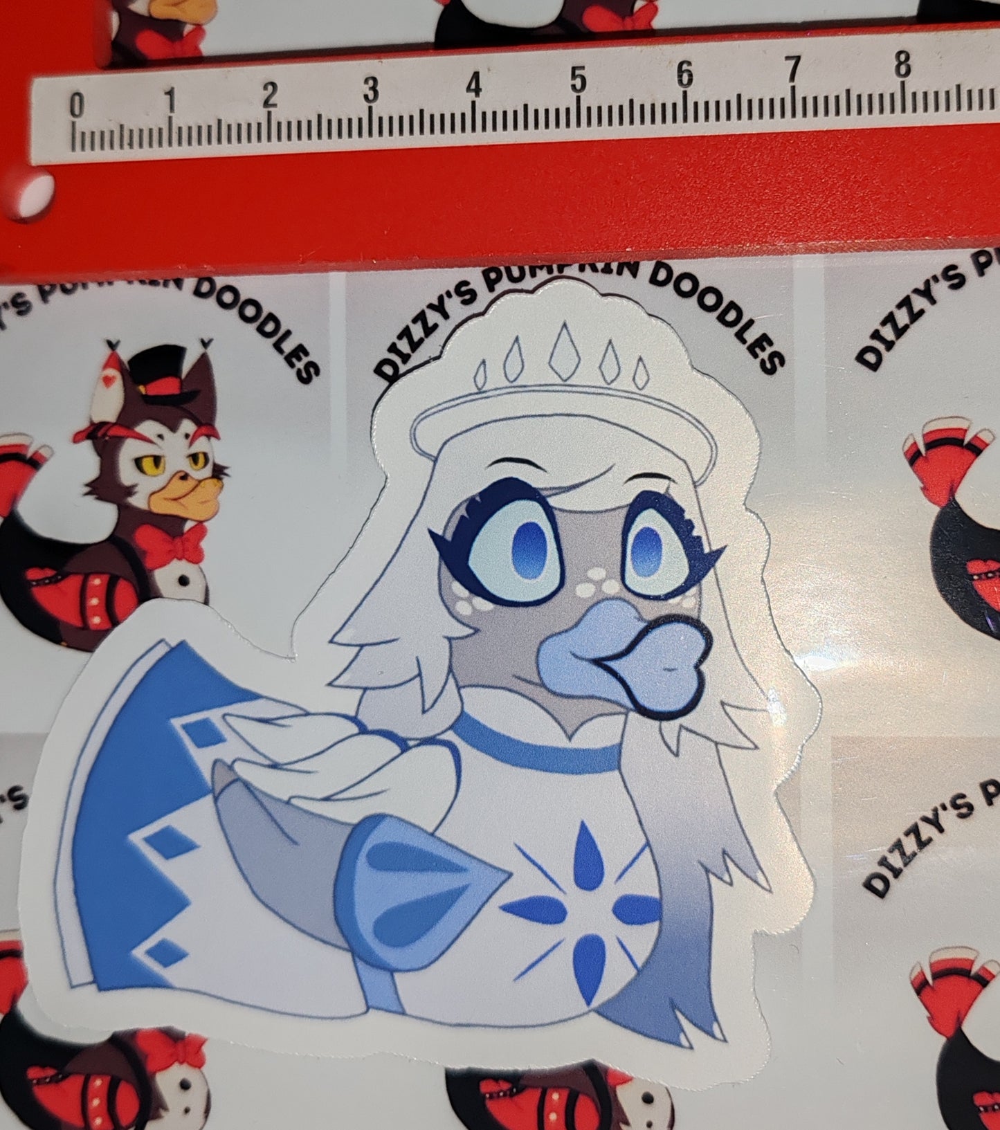 Haz Duck Stickers | die cut stickers, hand drawn,