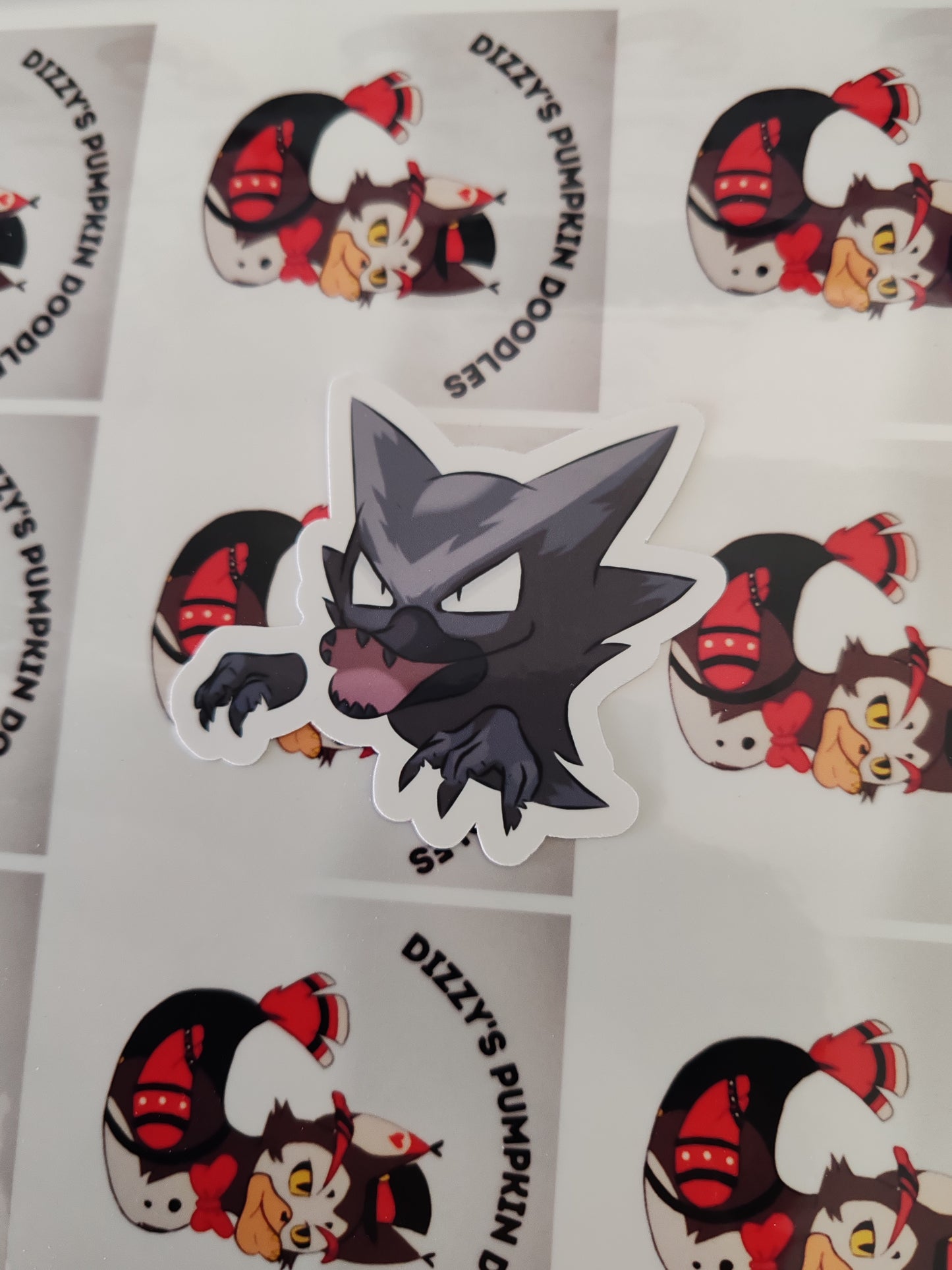 P Haunter and Gengar Duck sticker | game inspired | die cut stickers, hand drawn,