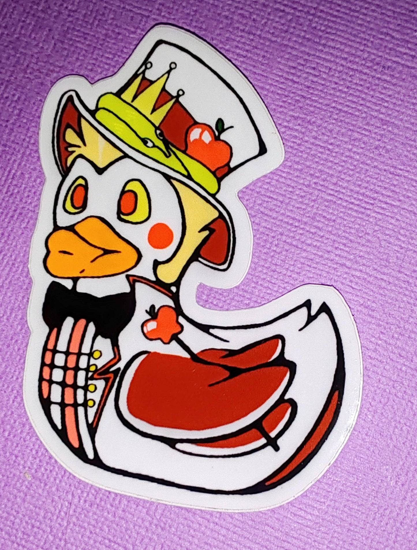 Haz Duck Stickers | die cut stickers, hand drawn,