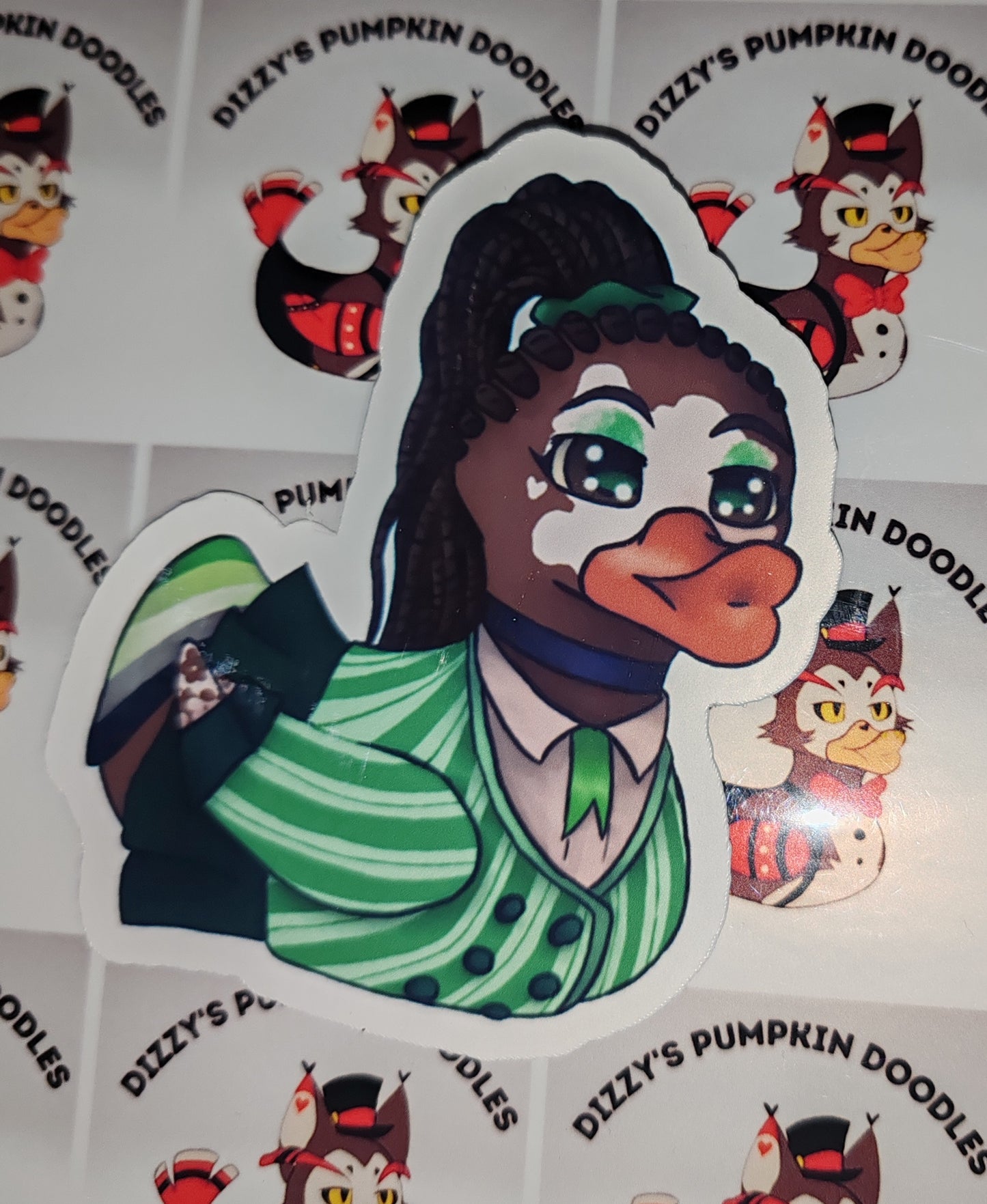Heathers Duck Stickers | Musical Inspired | die cut stickers, hand drawn,