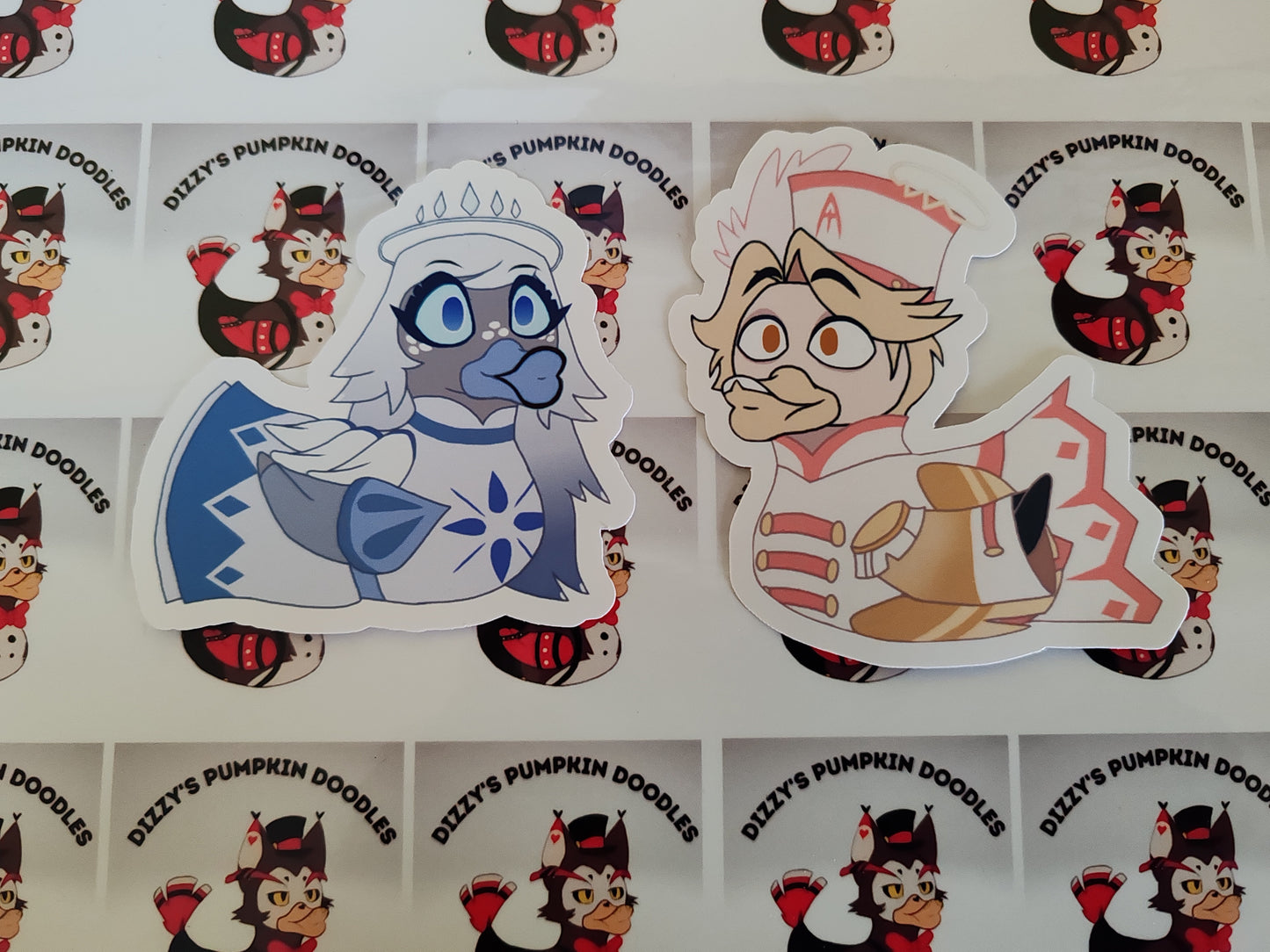 Haz Duck Stickers | die cut stickers, hand drawn,