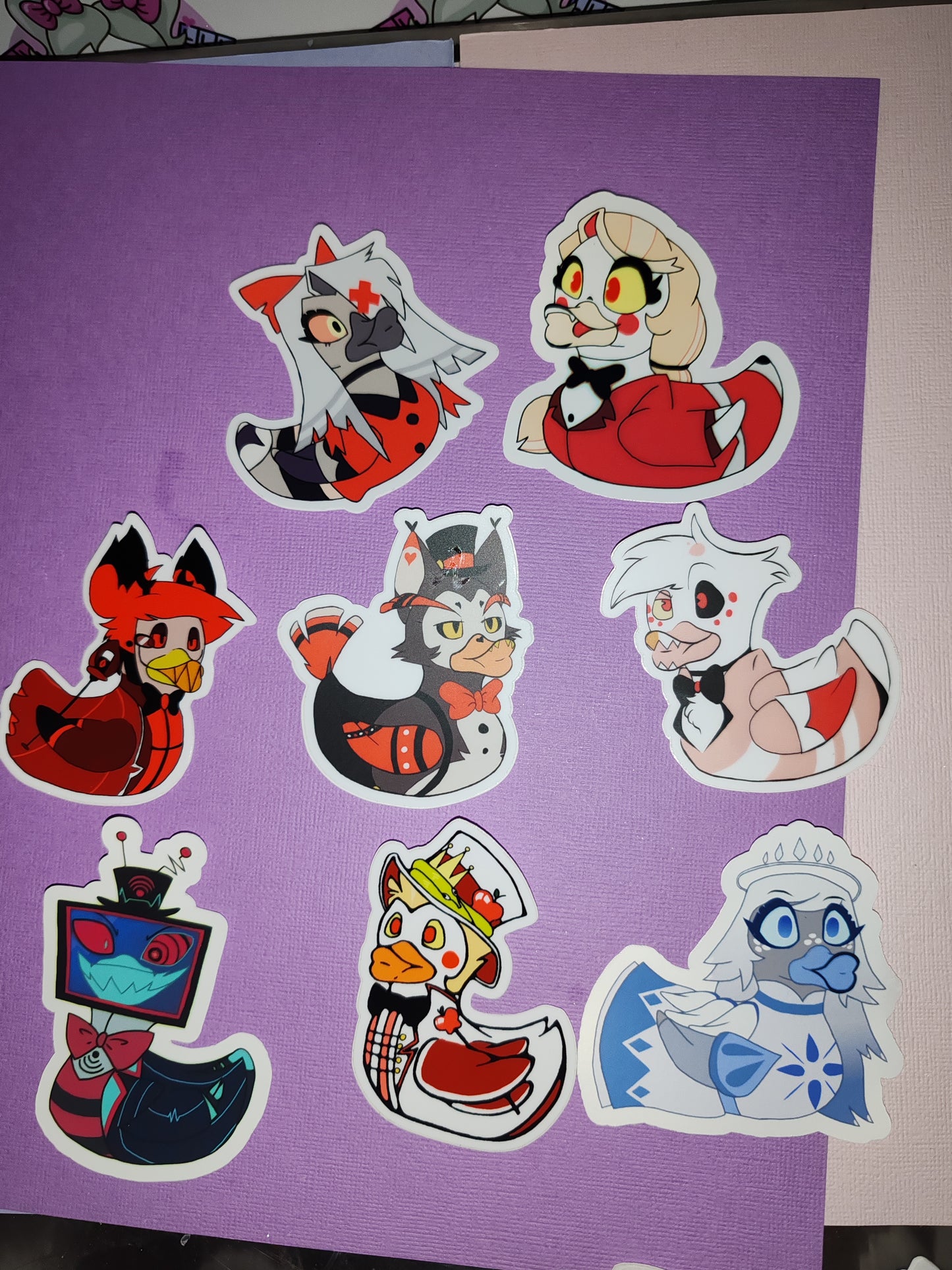 Haz Duck Stickers | die cut stickers, hand drawn,