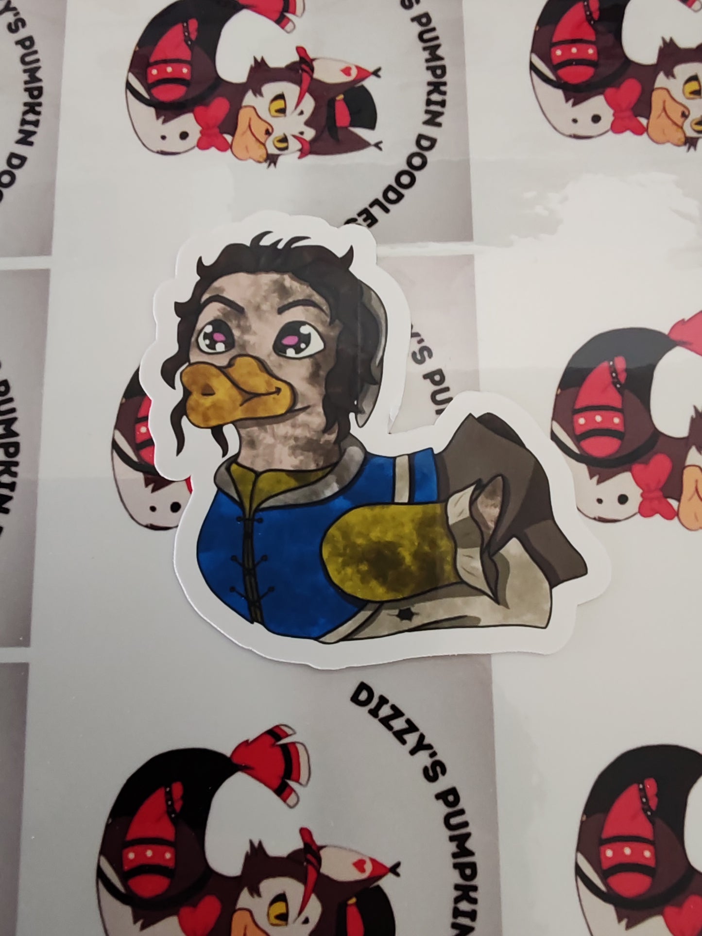 Ghost Ducks Sticker | Ghosts Inspired | die cut stickers, hand drawn,