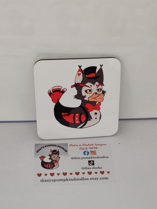 HH Husk the Duck | TV | coaster, hand drawn,