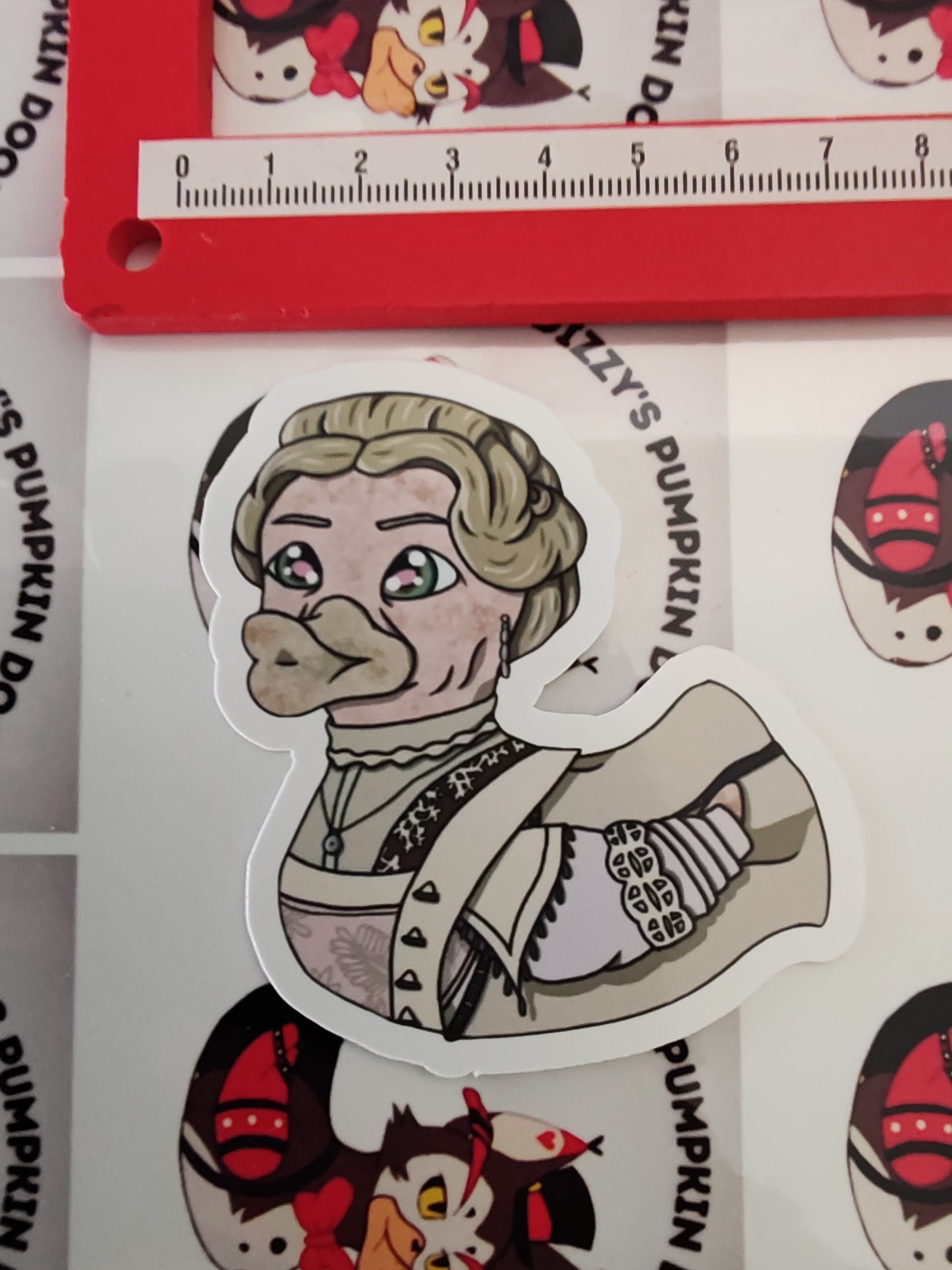 Ghost Ducks Sticker | Ghosts Inspired | die cut stickers, hand drawn,