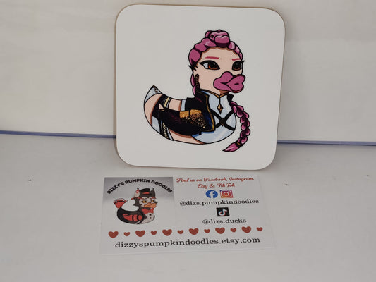Kpop Rumi the Duck | TV | coaster, hand drawn,