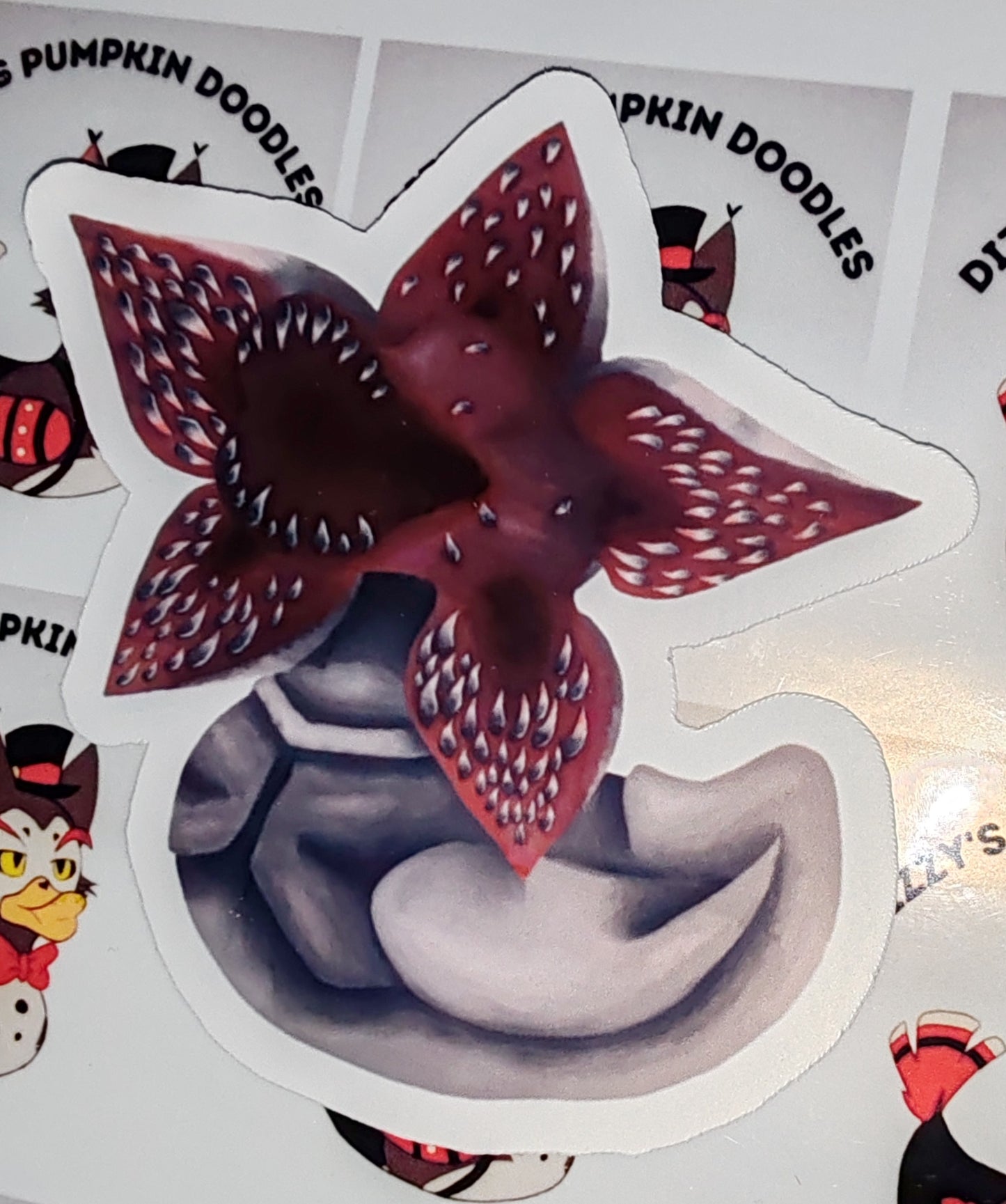 ST Duck Stickers| things that are stranger | die cut stickers, hand drawn,