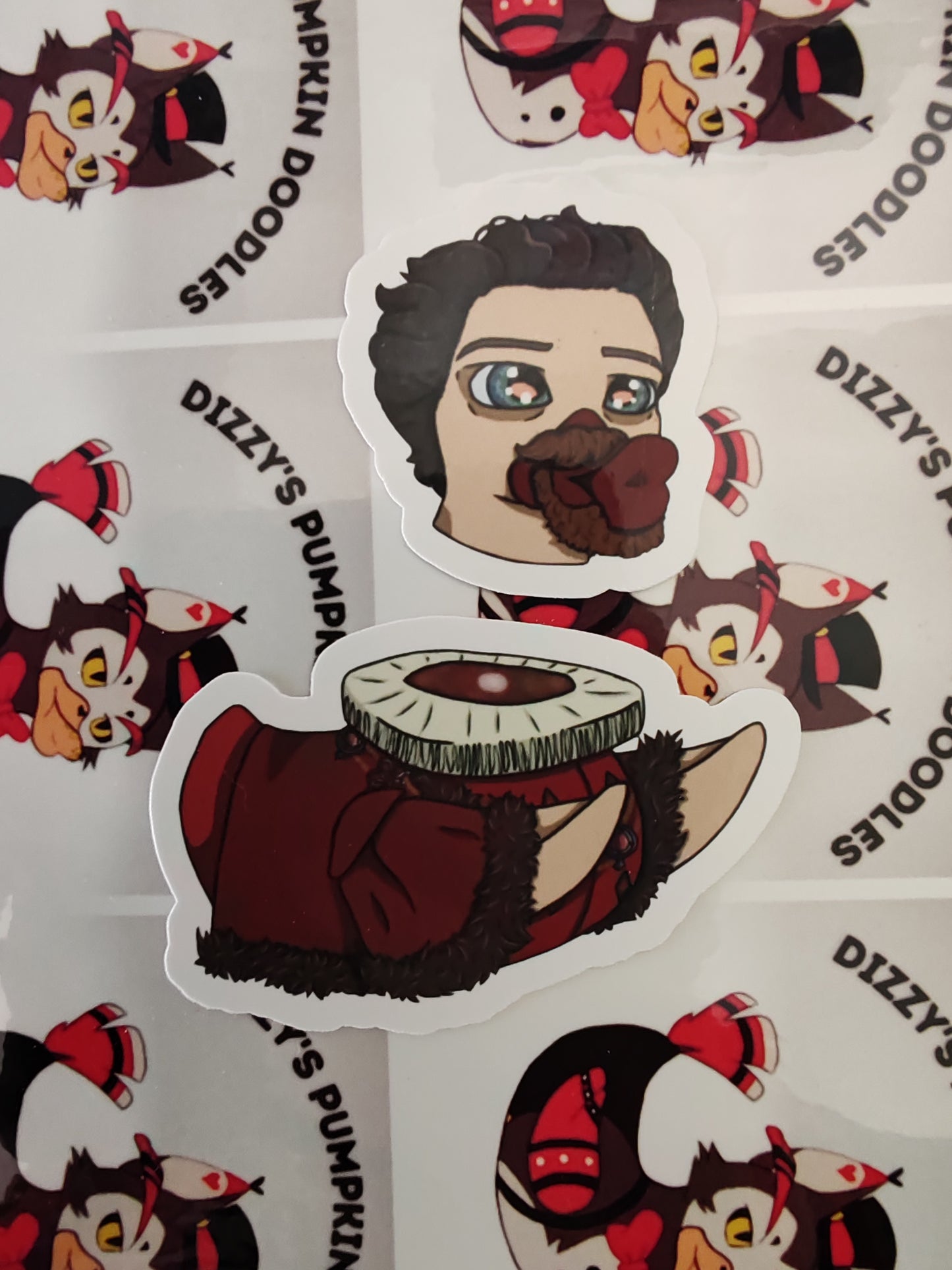 Ghost Ducks Sticker | Ghosts Inspired | die cut stickers, hand drawn,