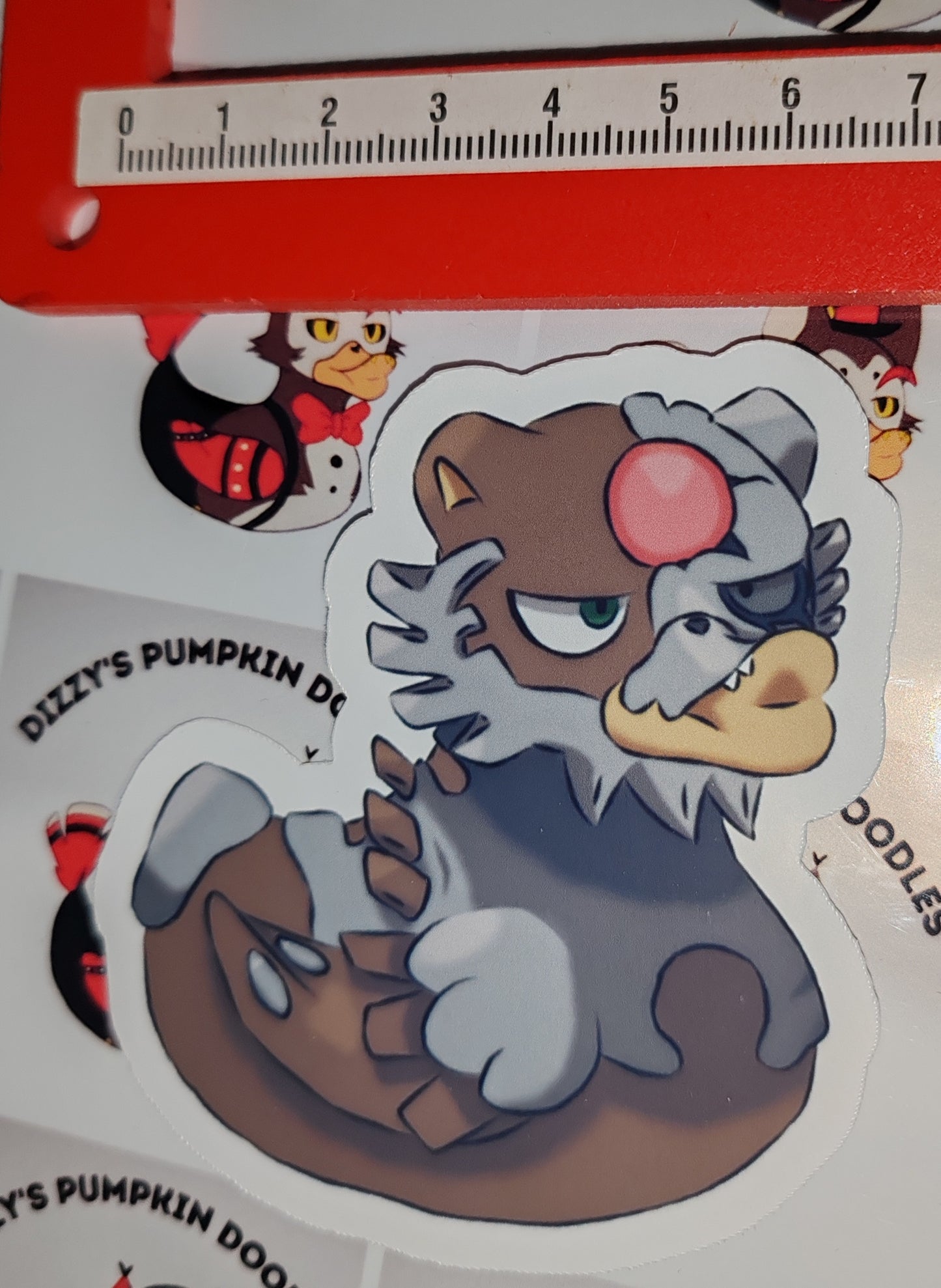 P Bloodmoon Ursaluna Duck sticker | game inspired | die cut stickers, hand drawn,